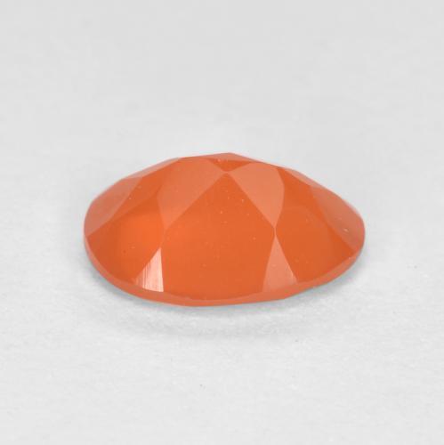 9,17 ctw natürlicher Mittelorange Karneol, Oval Schliff, Lichtdurchlässig