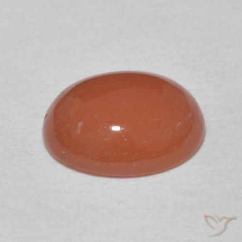 9,17 ctw natürlicher Mittelorange Karneol, Oval, Lichtundurchlässig