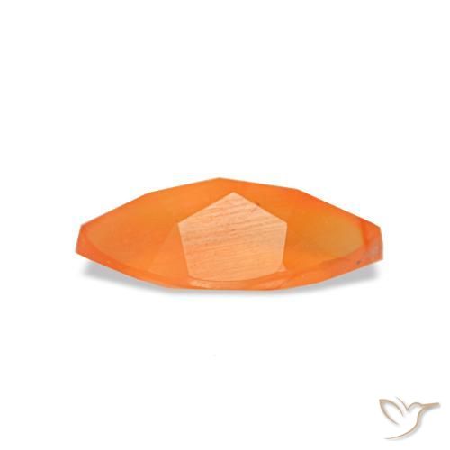 0,46 ctw natürlicher orangefarbener Karneol, Marquise, Transparent