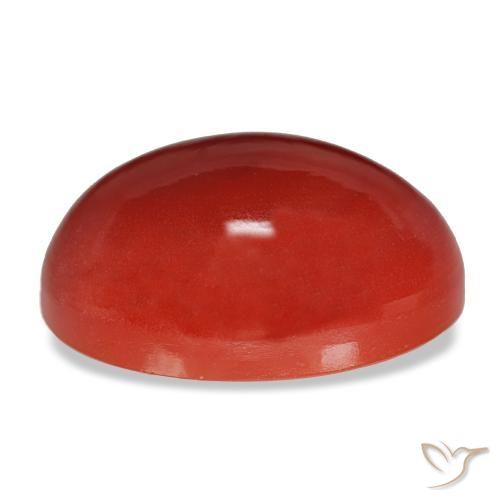 13,90 ctw natürlicher roter Karneol, Oval Schliff, Lichtundurchlässig