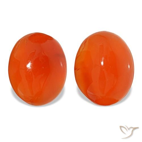 4,82 ct natürliche roter Karneol-Edelsteine, Oval Schliff, Lichtdurchlässig