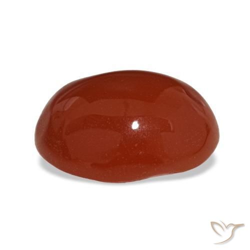 2,20 ctw natürlicher roter Karneol, Oval Schliff, Lichtdurchlässig