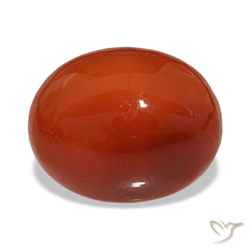 3.06ct Roter Karneol, Oval, Lichtdurchlässig