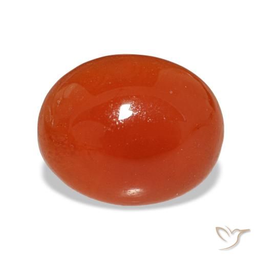 2.28ct Roter Karneol, Oval, Lichtdurchlässig