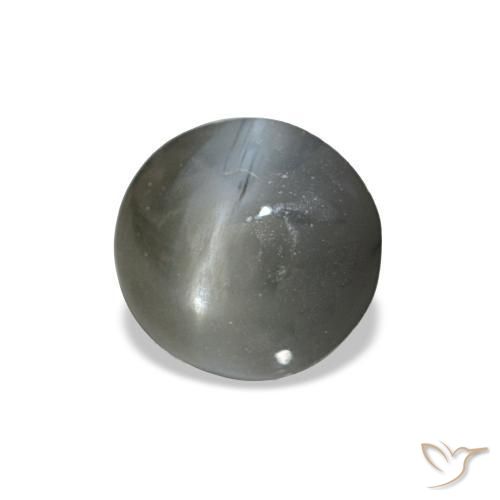 0,51 ctw natürlicher grauer Cat's Eye Alexandrite, Oval Schliff, Lichtundurchlässig