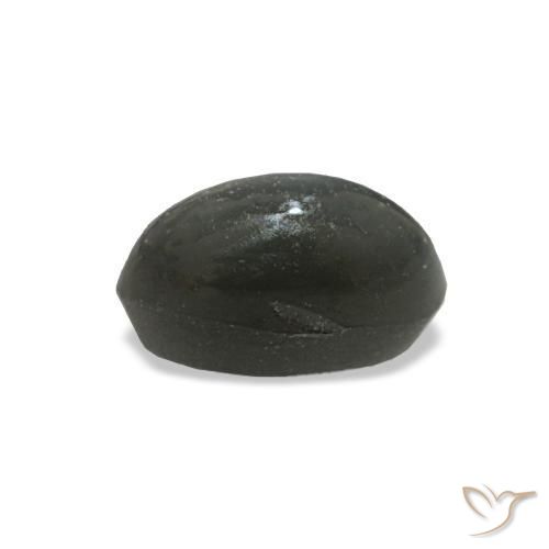0,45 ctw natürlicher grauer Cat's Eye Alexandrite, Oval Schliff, Lichtundurchlässig