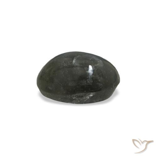 0,41 ctw natürlicher grauer Cat's Eye Alexandrite, Oval Schliff, Lichtundurchlässig