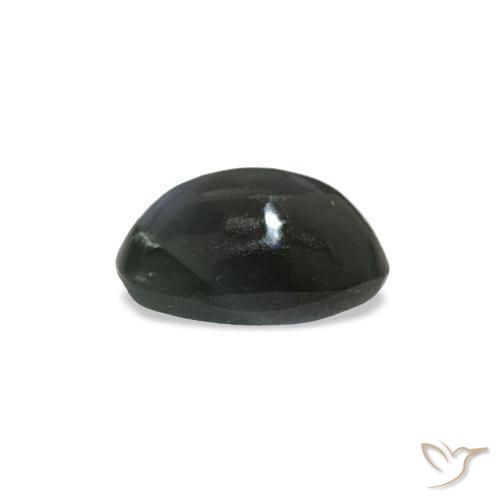 0,43 ctw natürlicher grauer Cat's Eye Alexandrite, Oval Schliff, Lichtundurchlässig