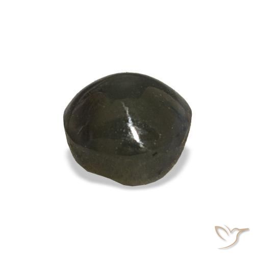 1,92 ctw natürlicher grauer Cat's Eye Alexandrite, Rundschliff, Lichtundurchlässig