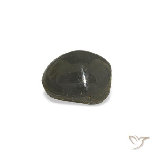 0,80 ctw natürlicher grauer Cat's Eye Alexandrite, Oval Schliff, Lichtundurchlässig