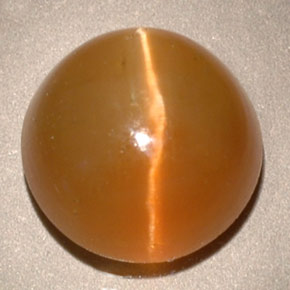 3,62 ctw natürlicher gelber Cat's Eye Apatite, Transparent, Transparent / Lichtdurchlässig