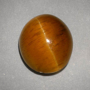 5,05 ctw natürlicher gelber Cat's Eye Apatite, Transparent, Transparent / Lichtdurchlässig