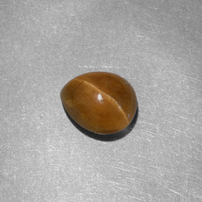 1,46 ctw natürlicher gelber Cat's Eye Apatite, Birnenform, Lichtdurchlässig