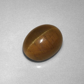 2,85 ctw natürlicher gelber Cat's Eye Apatite, Transparent, Transparent / Lichtdurchlässig