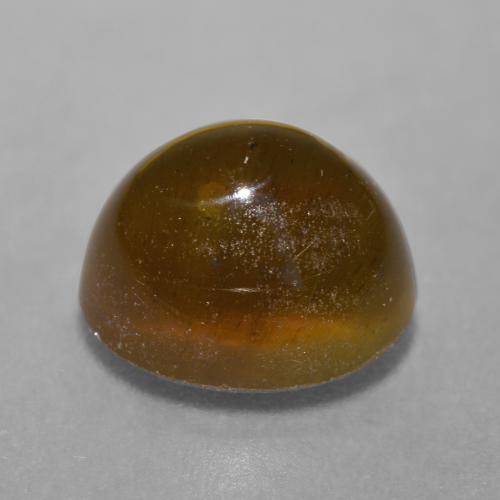 7,22 ctw natürlicher brauner Cat's Eye Apatite, Oval Schliff, Lichtdurchlässig