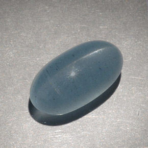 9,28 ctw natürlicher grüner Cat's Eye Aquamarine, Oval Schliff, Lichtdurchlässig