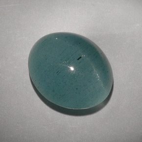 11,55 ctw natürlicher grüner Cat's Eye Aquamarine, Transparent, Transparent / Lichtdurchlässig