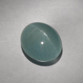 8,31 ctw natürlicher grüner Cat's Eye Aquamarine, Transparent, Transparent / Lichtdurchlässig