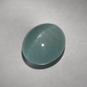 8,31 ctw natürlicher grüner Cat's Eye Aquamarine, Transparent, Transparent / Lichtdurchlässig