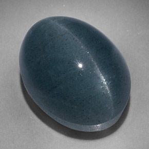 17,47 ctw natürlicher grüner Cat's Eye Aquamarine, Oval Schliff, Lichtdurchlässig