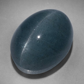 17,47 ctw natürlicher grüner Cat's Eye Aquamarine, Oval Schliff, Lichtdurchlässig
