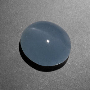 8,46 ctw natürlicher grüner Cat's Eye Aquamarine, Oval Schliff, Lichtdurchlässig