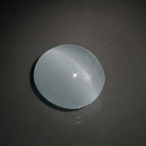 9,17 ctw natürlicher grün-blau Katzenauge Aquamarin, Oval Schliff, Transparent