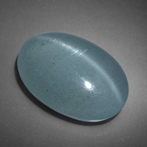 9,17 ctw natürlicher grün-blau Katzenauge Aquamarin, Oval Schliff, Lichtdurchlässig