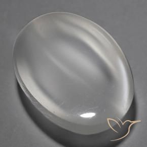 9,17 ctw natürlicher Weiß Mondstein Katzenauge, Oval, Transparent