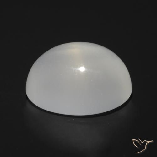 9,17 ctw natürlicher Weiß Mondstein Katzenauge, Oval, Transparent