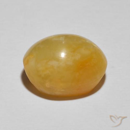 9,17 ctw natürlicher Golden Katzenaugenopal, Oval, Lichtundurchlässig