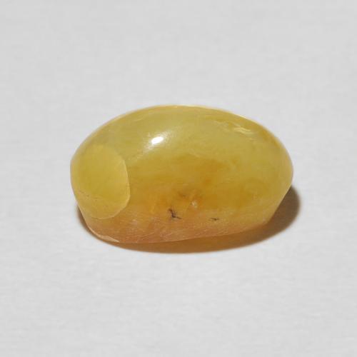 9,17 ctw natürlicher gold-orange Katzenaugenopal, Oval, Lichtundurchlässig