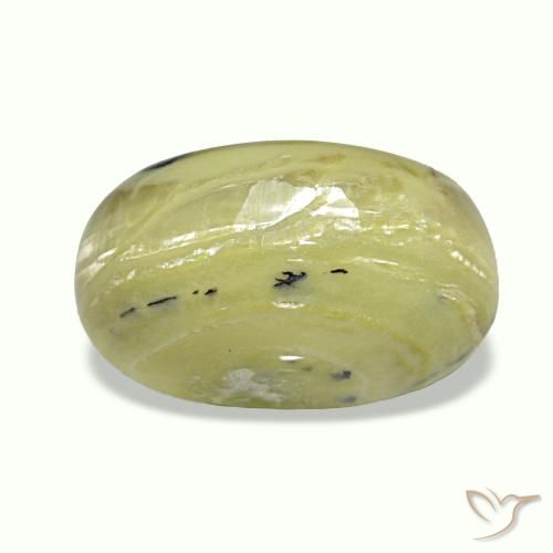 3,73 ctw natürlicher mehrfarbiger Cat's Eye Opal, Oval Schliff, Lichtundurchlässig