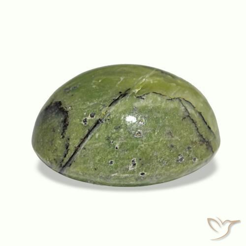 5,40 ctw natürlicher mehrfarbiger Cat's Eye Opal, Oval Schliff, Lichtundurchlässig