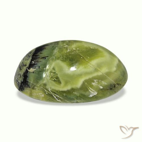 8,39 ctw natürlicher mehrfarbiger Cat's Eye Opal, Oval Schliff, Lichtundurchlässig