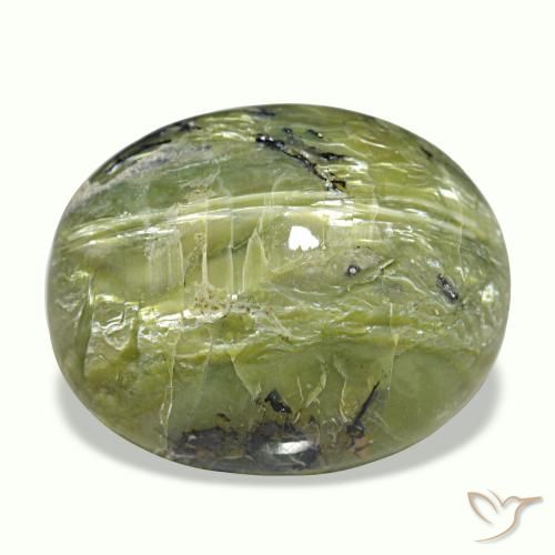 11,26 ctw natürlicher mehrfarbiger Cat's Eye Opal, Oval Schliff, Lichtundurchlässig