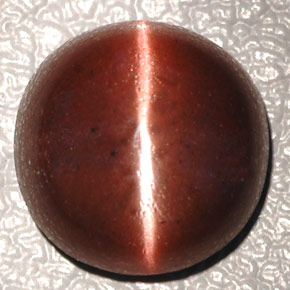 4,26 ctw natürlicher brauner Cat's Eye Scapolite, Oval Schliff, Lichtundurchlässig