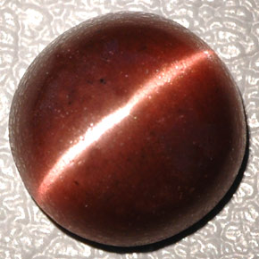 4,26 ctw natürlicher brauner Cat's Eye Scapolite, Oval Schliff, Lichtundurchlässig