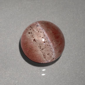 2,23 ctw natürlicher brauner Cat's Eye Scapolite, Transparent, Transparent / Lichtdurchlässig