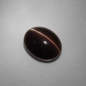 6,90 ctw natürlicher brauner Cat's Eye Scapolite, Oval Schliff, Lichtdurchlässig