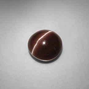 5,82 ctw natürlicher brauner Cat's Eye Scapolite, Rundschliff, Lichtdurchlässig