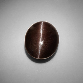 8,66 ctw natürlicher brauner Cat's Eye Scapolite, Oval Schliff, Lichtdurchlässig