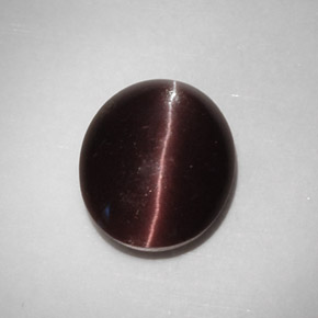 5,88 ctw natürlicher brauner Cat's Eye Scapolite, Oval Schliff, Lichtdurchlässig