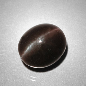9,17 ctw natürlicher dunkelbraun Skapolith Katzenauge, Oval Schliff, Lichtdurchlässig
