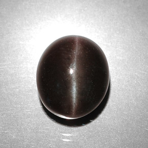 9,17 ctw natürlicher dunkelbraun Skapolith Katzenauge, Oval Schliff, Lichtdurchlässig