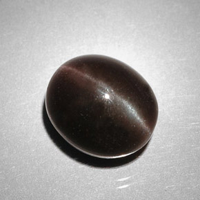 9,17 ctw natürlicher dunkelbraun Skapolith Katzenauge, Oval Schliff, Lichtdurchlässig