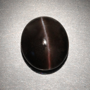6,82 ctw natürlicher brauner Cat's Eye Scapolite, Oval Schliff, Lichtdurchlässig