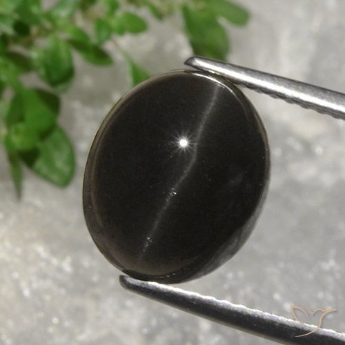 5.07ct Natürlicher dunkelbraun Skapolith Katzenauge, Oval, Lichtdurchlässig