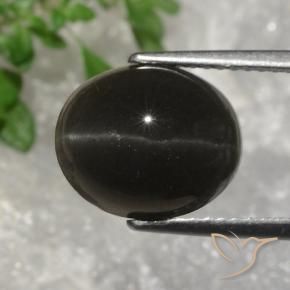9,17 ctw natürlicher dunkelbraun Skapolith Katzenauge, Oval, Lichtdurchlässig