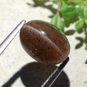 4,55 ctw natürlicher brauner Cat's Eye Scapolite, Oval Schliff, Lichtdurchlässig